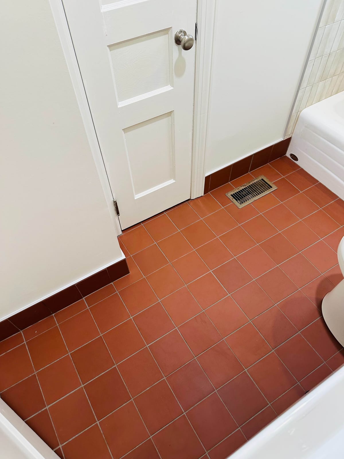 Flooring craftsmanship closeup