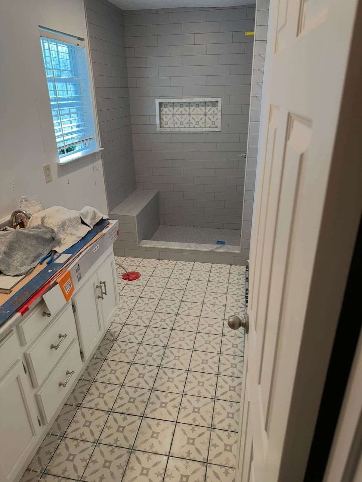 Completed flooring project overview